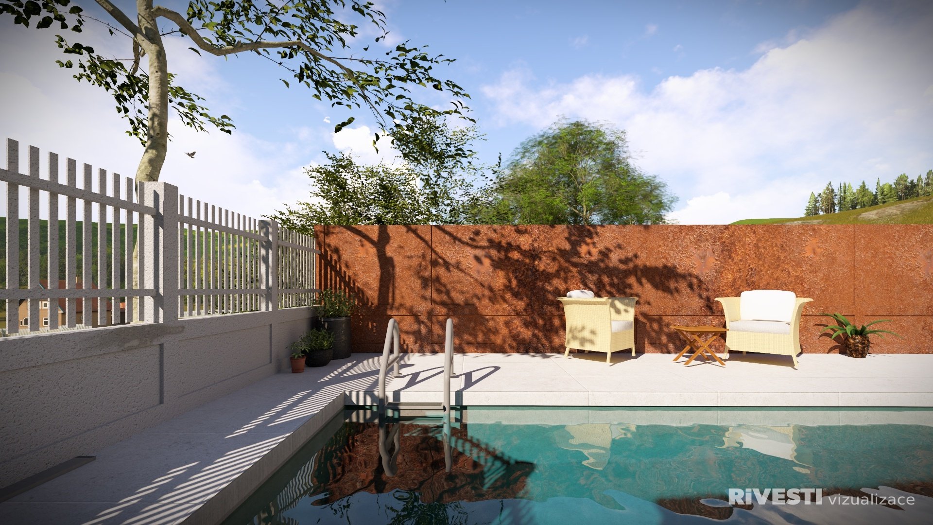 3D vizualizace bazénu