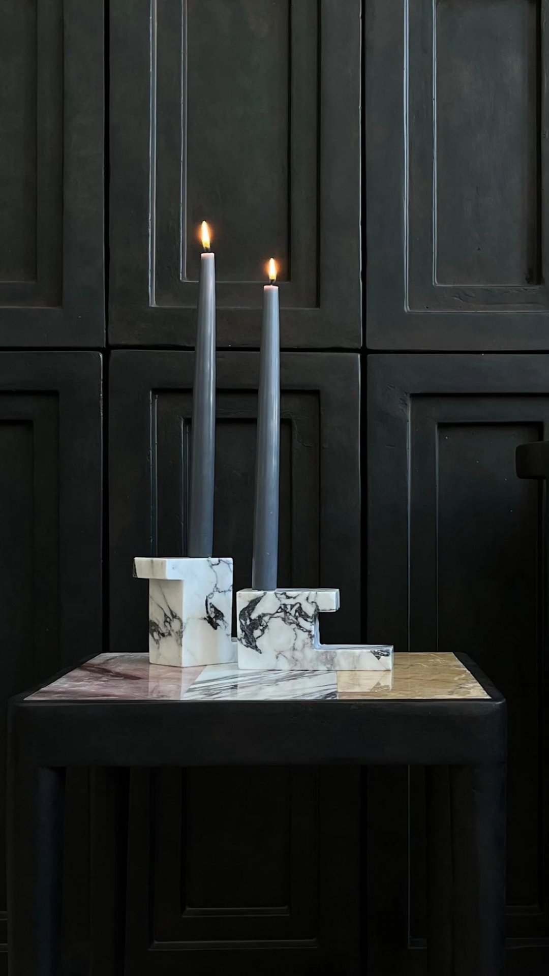 Brick candle holder