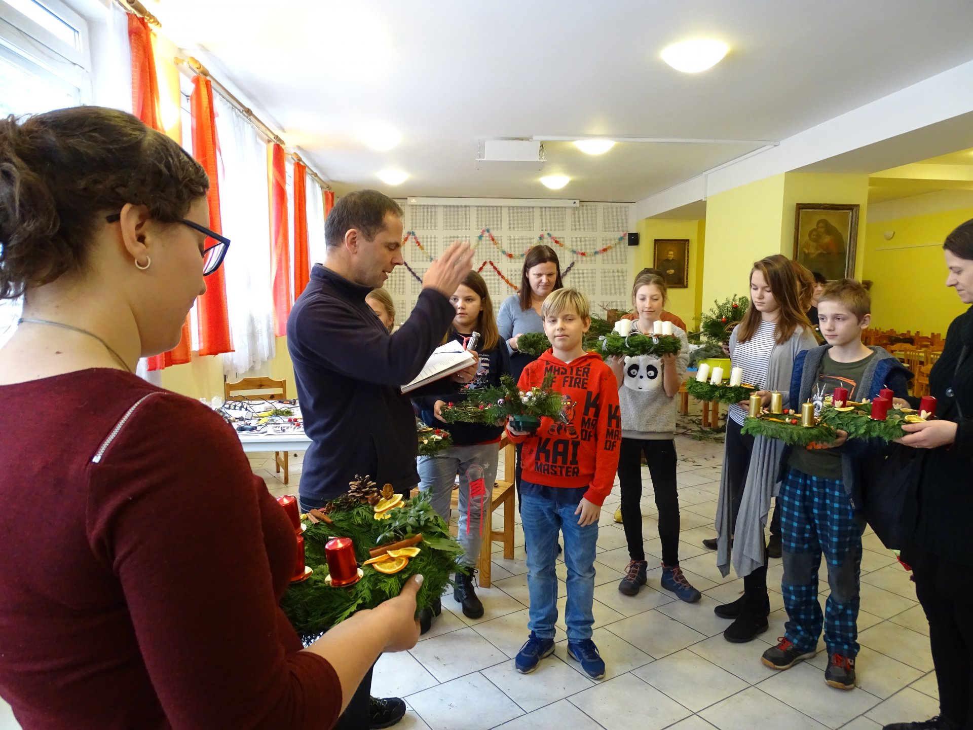 Tvoření adventních věnců