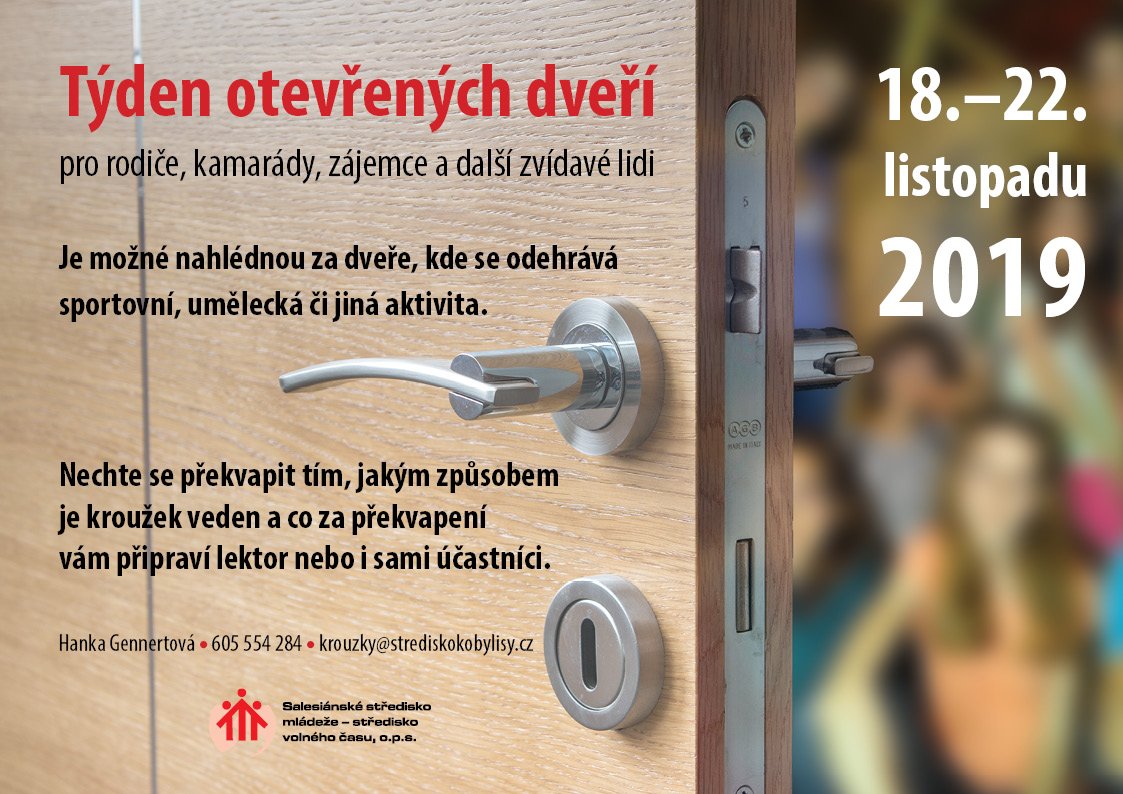 Kroužky - pozvánky na akce